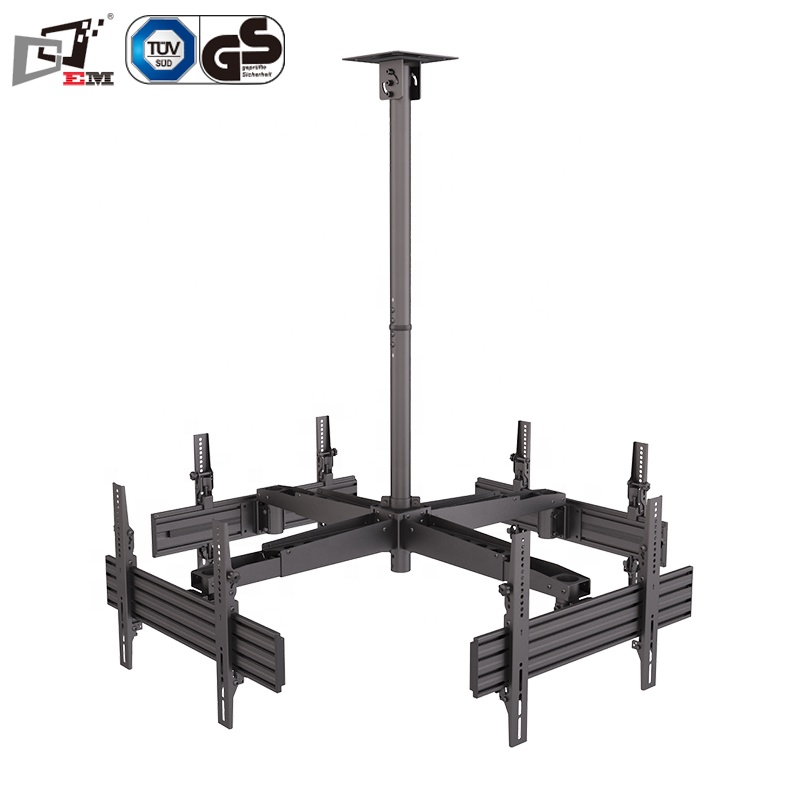 Adjustable Monitor Mount - Retractable Hanging Ceiling Mount TV Arm