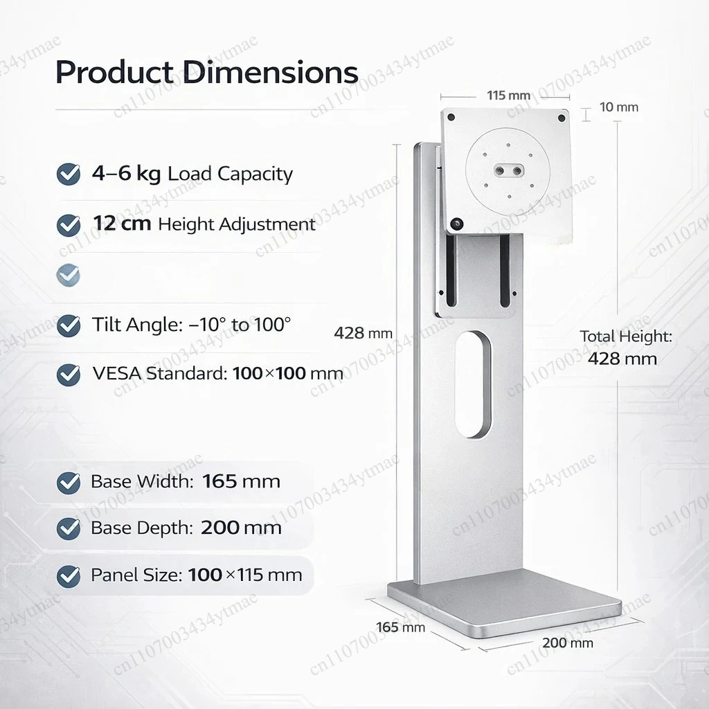 Aluminum Monitor Stand VESA 10 - огляд і ціна Adjustable Monitor Mount