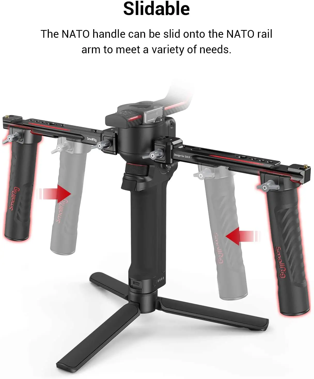 SmallRig 3027 Adjustable Dual  - огляд і ціна Adjustable Monitor Mount