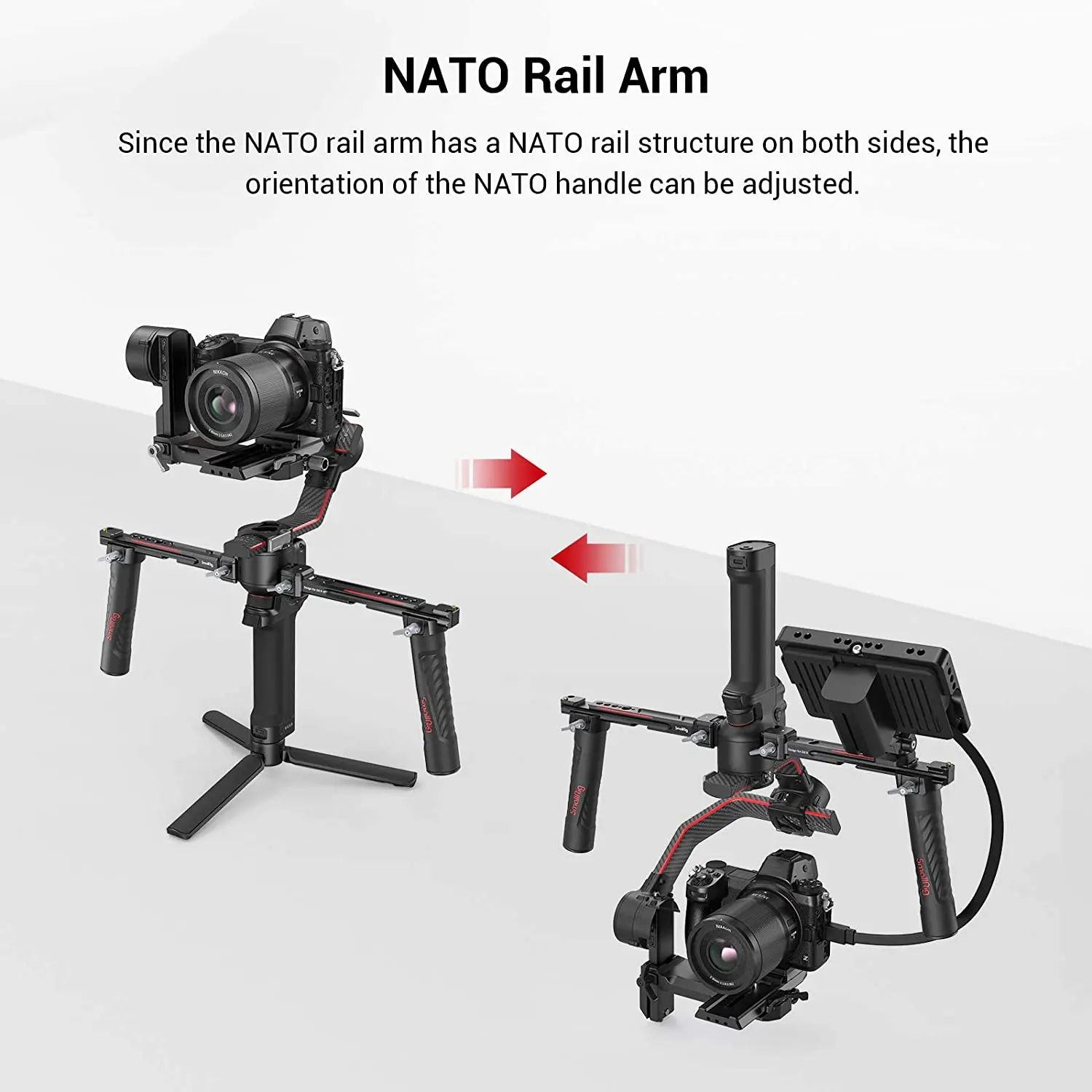 SmallRig 3027 Adjustable Dual  - огляд і ціна Adjustable Monitor Mount
