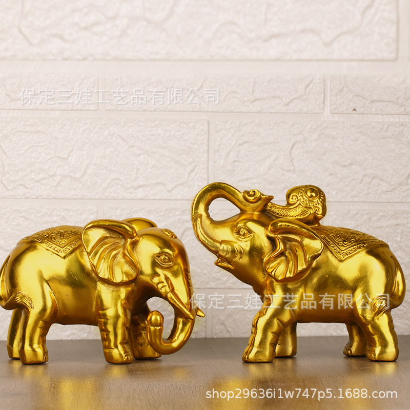 Brass Ornaments Pair of Elepha - огляд і ціна Office Furniture Store