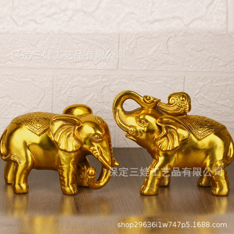 Brass Ornaments Pair of Elepha - огляд і ціна Office Furniture Store