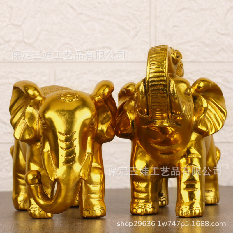 Brass Ornaments Pair of Elepha - огляд і ціна Office Furniture Store