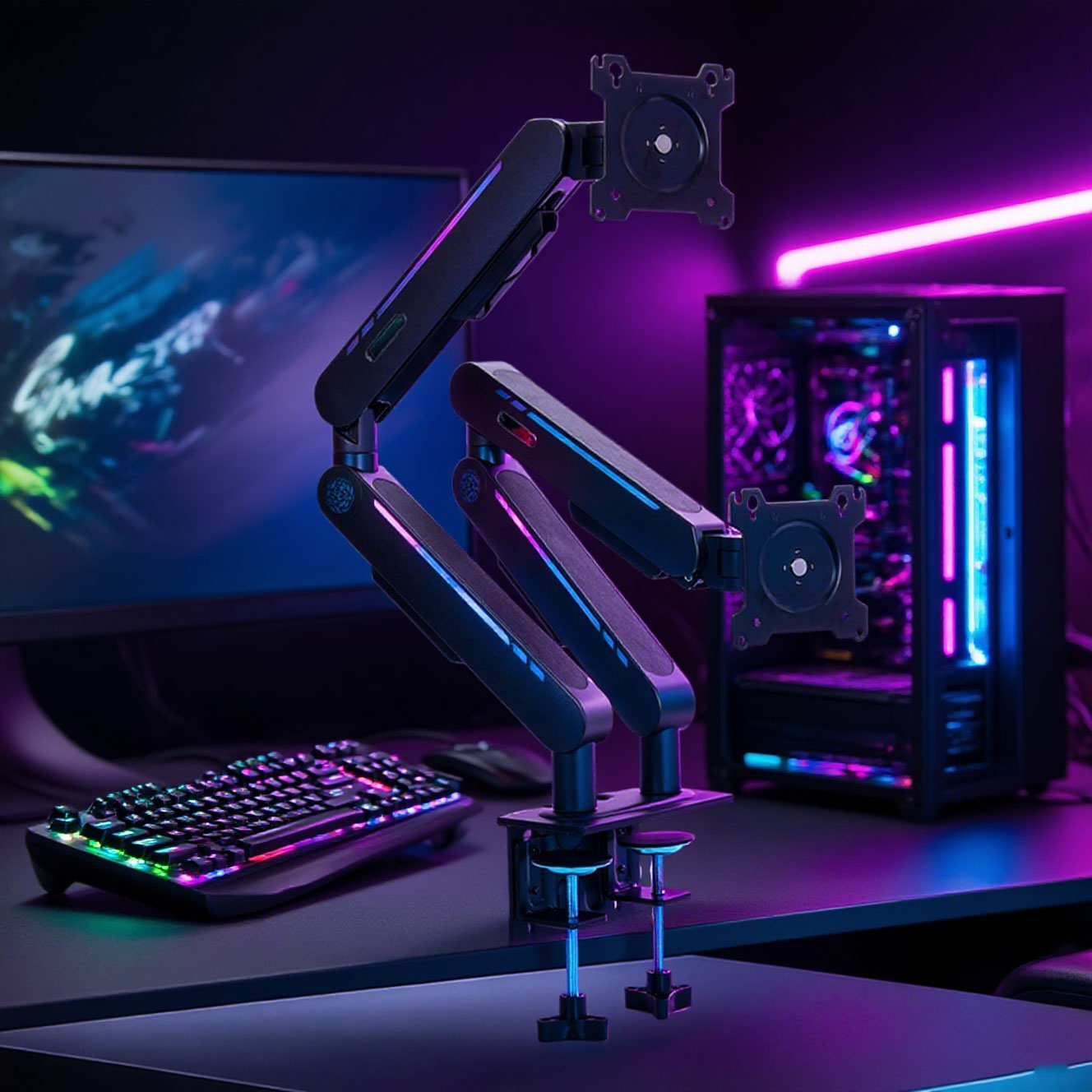 New Arrival Gas Spring Desk Mo - огляд і ціна Adjustable Monitor Mount