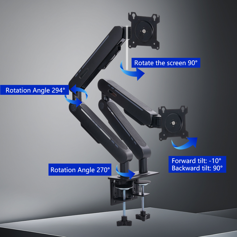New Arrival Gas Spring Desk Mo - огляд і ціна Adjustable Monitor Mount