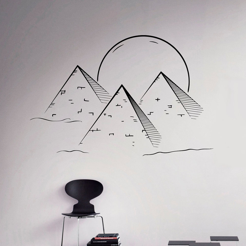 Egyptian Pyramids Wall Decal S - огляд і ціна Office Furniture Egypt