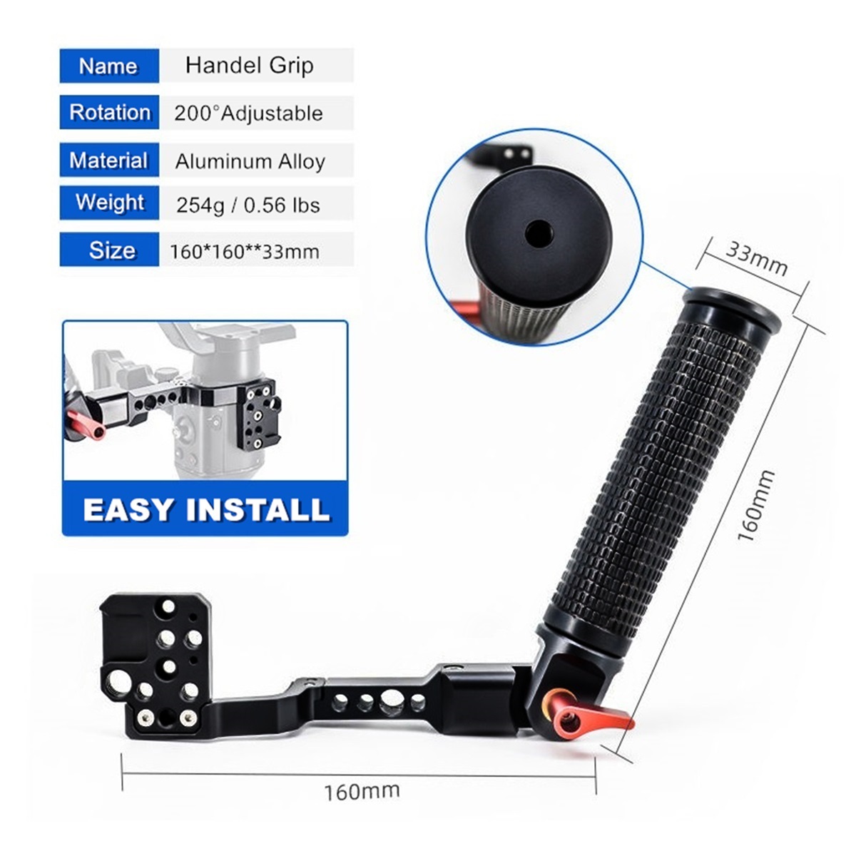 for DJI Ronin S SC RSC2 Gimbal - огляд і ціна Adjustable Monitor Mount